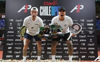 Leonel Aguirre y Gonzalo Alfonso se consagraron campeones del Open de Chile de A1 Pádel