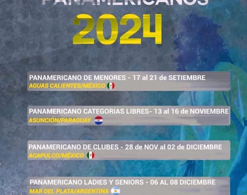 La APF dio a conocer las fechas de los próximos Torneos Panamericanos de la temporada