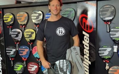 Nalbandian visitó el stand de Bullpadel y peloteo ¡Con Belasteguin! en el Mendoza Premier Padel