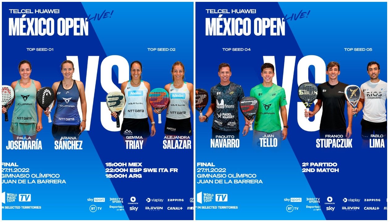 Finales del México Open: hora, TV y por dónde ver en vivo online