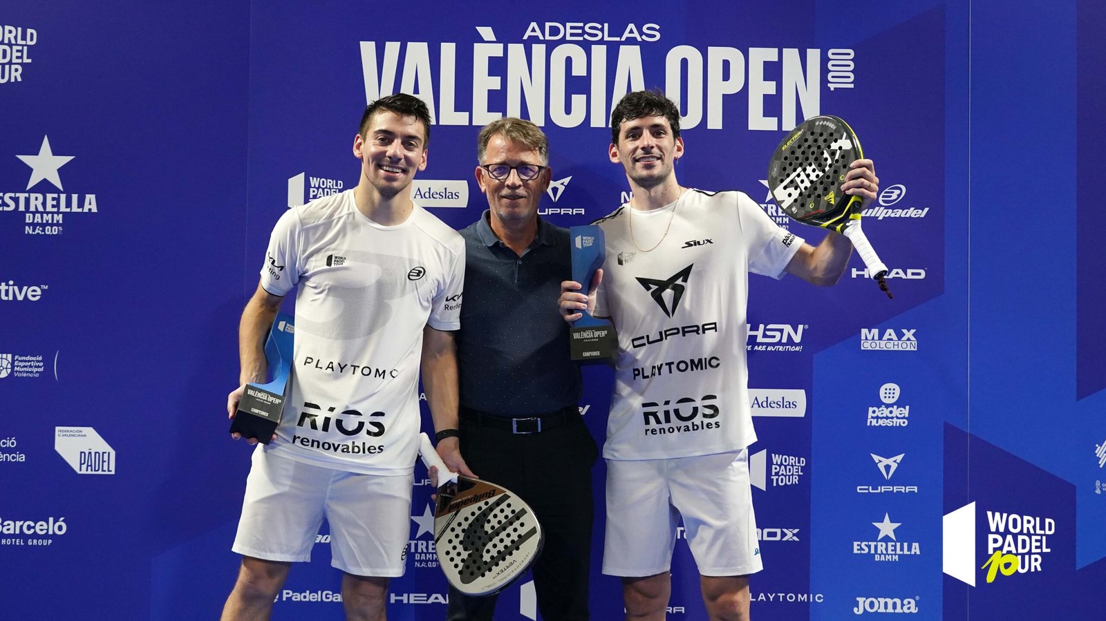 Tres al hilo: Franco Stupaczuk y Martín Di Nenno se consagraron campeones del Valencia Open 2023